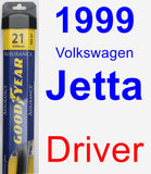 Driver Wiper Blade for 1999 Volkswagen Jetta - Assurance