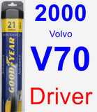Driver Wiper Blade for 2000 Volvo V70 - Assurance