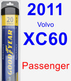 Passenger Wiper Blade for 2011 Volvo XC60 - Assurance