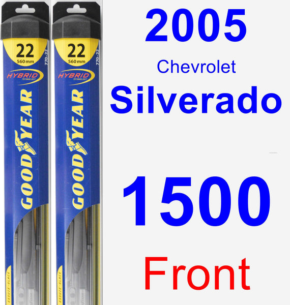 Silverado wiper blades deals size