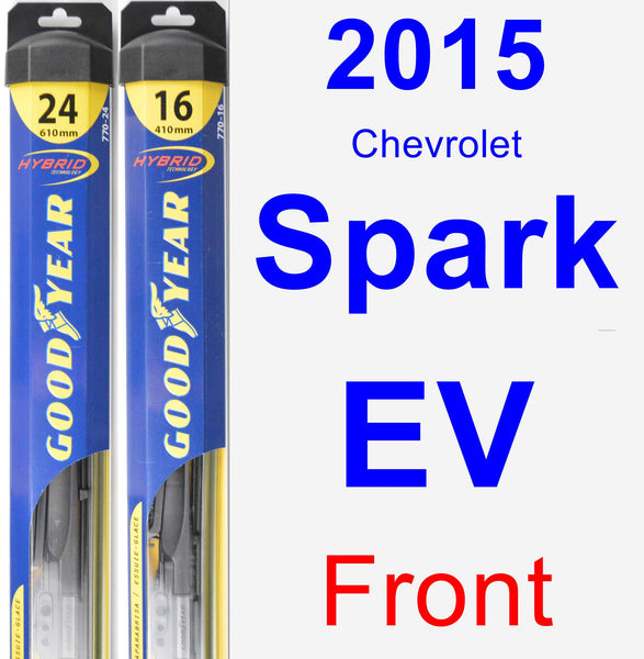 2015 Chevrolet Spark EV Wiper Blade by Goodyear (Hybrid