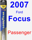 Passenger Wiper Blade for 2007 Ford Focus - Hybrid
