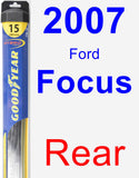 Rear Wiper Blade for 2007 Ford Focus - Hybrid