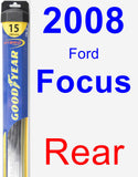 Rear Wiper Blade for 2008 Ford Focus - Hybrid