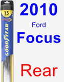 Rear Wiper Blade for 2010 Ford Focus - Hybrid