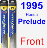 Front Wiper Blade Pack for 1995 Honda Prelude - Hybrid