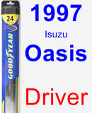 Driver Wiper Blade for 1997 Isuzu Oasis - Hybrid