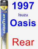Rear Wiper Blade for 1997 Isuzu Oasis - Hybrid