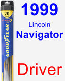 Driver Wiper Blade for 1999 Lincoln Navigator - Hybrid
