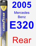 Rear Wiper Blade for 2005 Mercedes-Benz E320 - Hybrid