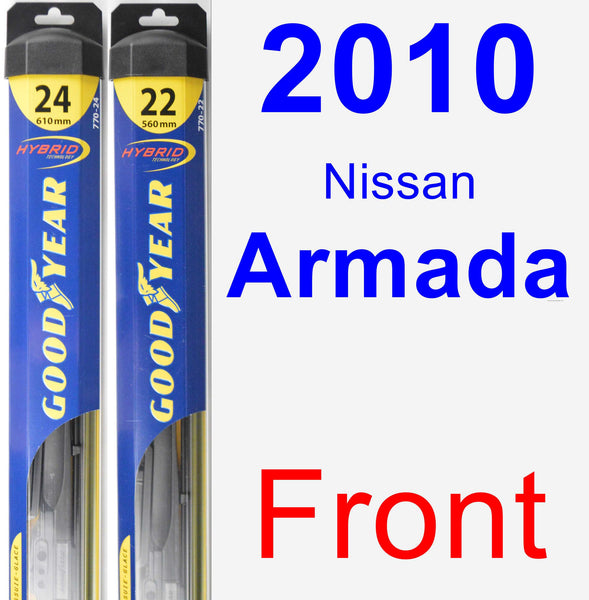 2010 Nissan Armada Wiper Blade by Goodyear Hybrid CarPartsClub