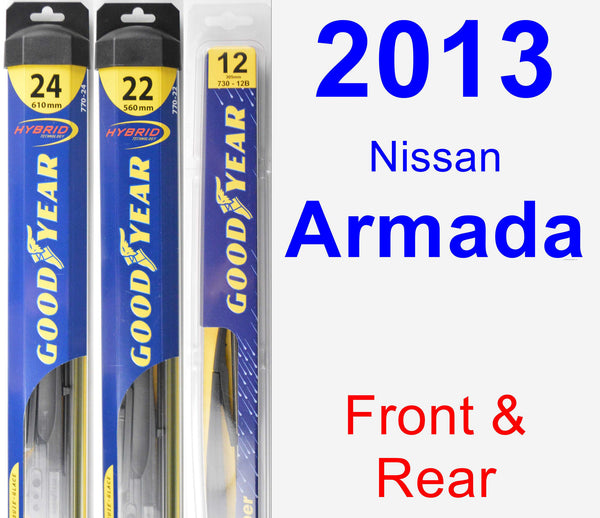 2013 Nissan Armada Wiper Blade by Goodyear Hybrid CarPartsClub