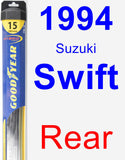 Rear Wiper Blade for 1994 Suzuki Swift - Hybrid