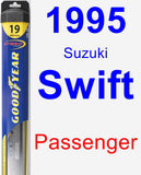 Passenger Wiper Blade for 1995 Suzuki Swift - Hybrid