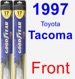 Front Wiper Blade Pack for 1997 Toyota Tacoma - Hybrid