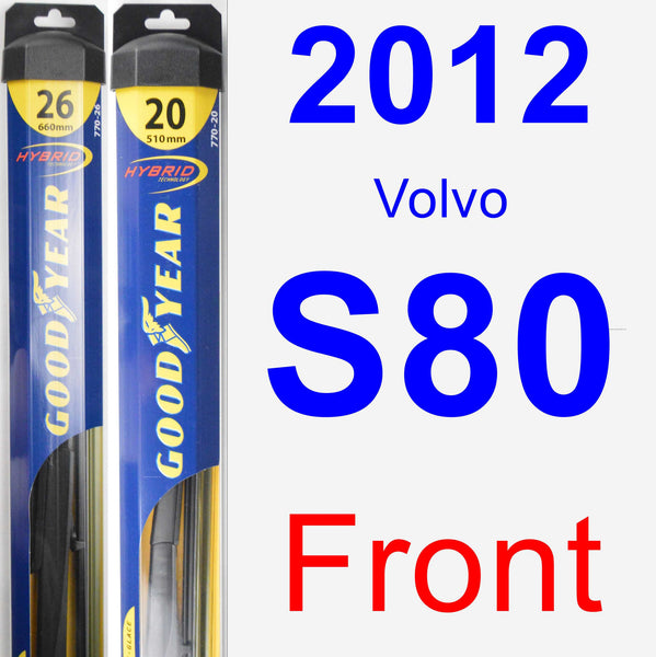 Volvo s80 online windshield wipers