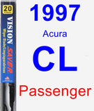 Passenger Wiper Blade for 1997 Acura CL - Vision Saver