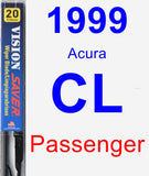 Passenger Wiper Blade for 1999 Acura CL - Vision Saver