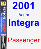 Passenger Wiper Blade for 2001 Acura Integra - Vision Saver