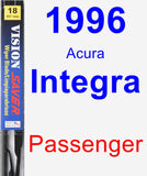 Passenger Wiper Blade for 1996 Acura Integra - Vision Saver