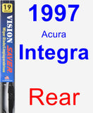 Rear Wiper Blade for 1997 Acura Integra - Vision Saver