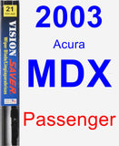 Passenger Wiper Blade for 2003 Acura MDX - Vision Saver