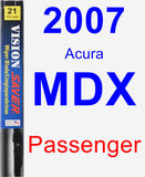 Passenger Wiper Blade for 2007 Acura MDX - Vision Saver