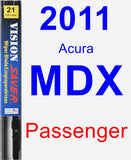 Passenger Wiper Blade for 2011 Acura MDX - Vision Saver