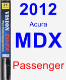 Passenger Wiper Blade for 2012 Acura MDX - Vision Saver