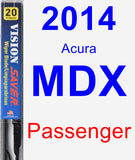 Passenger Wiper Blade for 2014 Acura MDX - Vision Saver