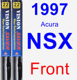 Front Wiper Blade Pack for 1997 Acura NSX - Vision Saver