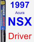 Driver Wiper Blade for 1997 Acura NSX - Vision Saver