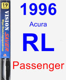 Passenger Wiper Blade for 1996 Acura RL - Vision Saver
