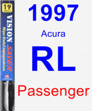 Passenger Wiper Blade for 1997 Acura RL - Vision Saver