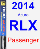 Passenger Wiper Blade for 2014 Acura RLX - Vision Saver