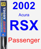 Passenger Wiper Blade for 2002 Acura RSX - Vision Saver
