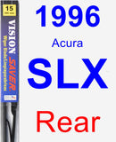 Rear Wiper Blade for 1996 Acura SLX - Vision Saver