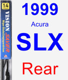 Rear Wiper Blade for 1999 Acura SLX - Vision Saver