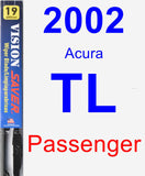 Passenger Wiper Blade for 2002 Acura TL - Vision Saver
