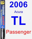 Passenger Wiper Blade for 2006 Acura TL - Vision Saver