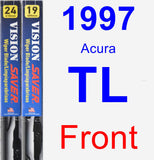 Front Wiper Blade Pack for 1997 Acura TL - Vision Saver