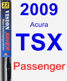 Passenger Wiper Blade for 2009 Acura TSX - Vision Saver