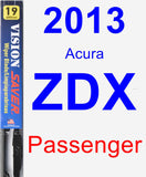 Passenger Wiper Blade for 2013 Acura ZDX - Vision Saver