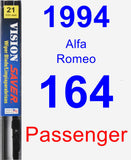 Passenger Wiper Blade for 1994 Alfa Romeo 164 - Vision Saver