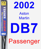 Passenger Wiper Blade for 2002 Aston Martin DB7 - Vision Saver