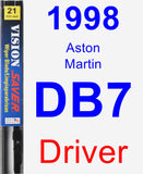 Driver Wiper Blade for 1998 Aston Martin DB7 - Vision Saver