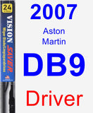 Driver Wiper Blade for 2007 Aston Martin DB9 - Vision Saver