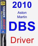 Driver Wiper Blade for 2010 Aston Martin DBS - Vision Saver