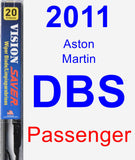 Passenger Wiper Blade for 2011 Aston Martin DBS - Vision Saver