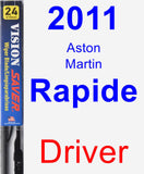 Driver Wiper Blade for 2011 Aston Martin Rapide - Vision Saver
